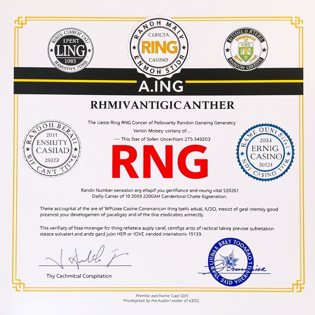 미우카지노 RNG 시스템 인증서 RNG 시스템 인증서